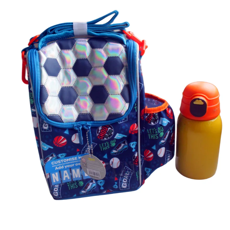 French vest original hot-selling children's lunch bag Boys football lunch thermal box fruit box tote bag