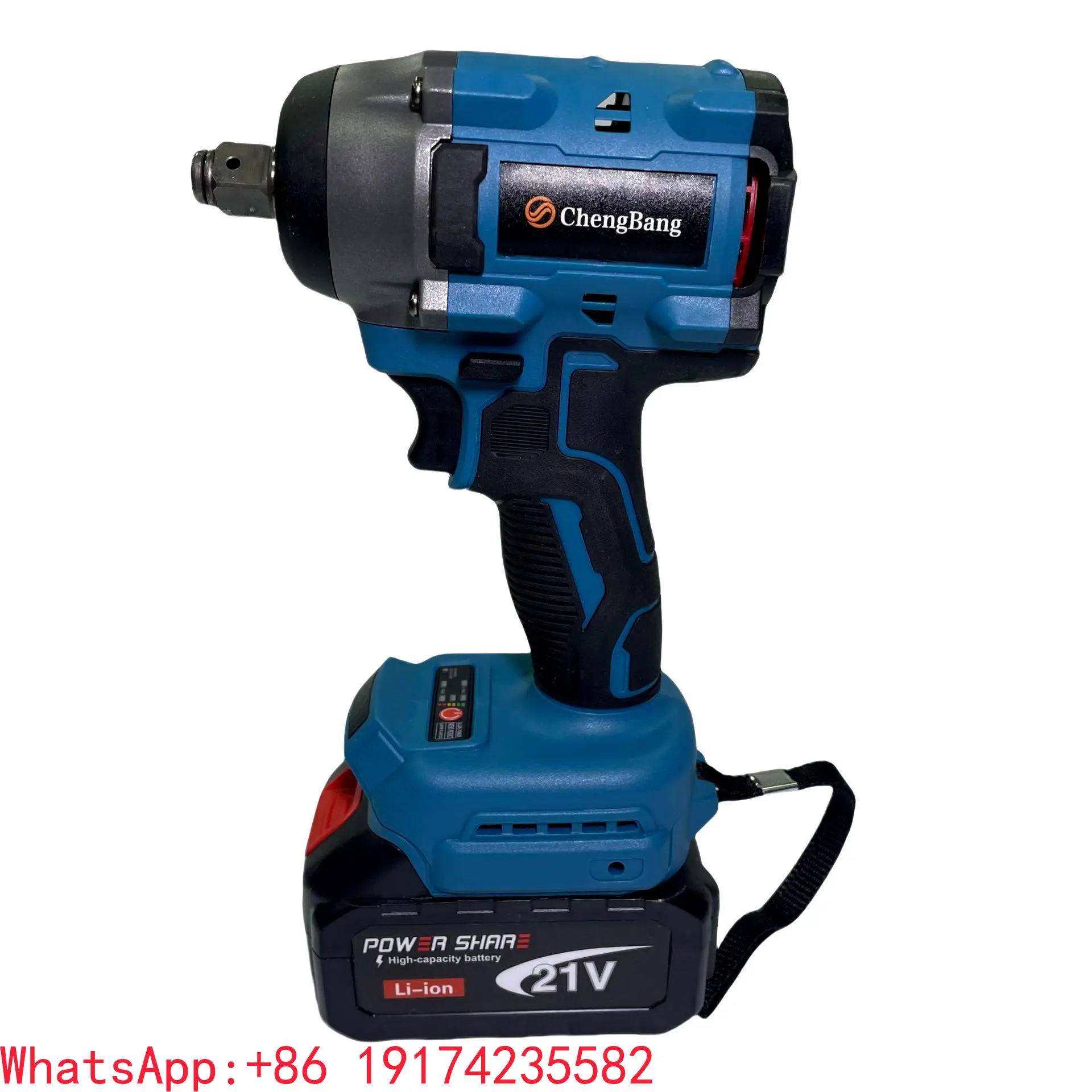 21V Rechargeable Brushless Electric Impact Wrench 1000N.m Li-ion Battery Powered Portable Multifunctional Cordless Torque Wrench
