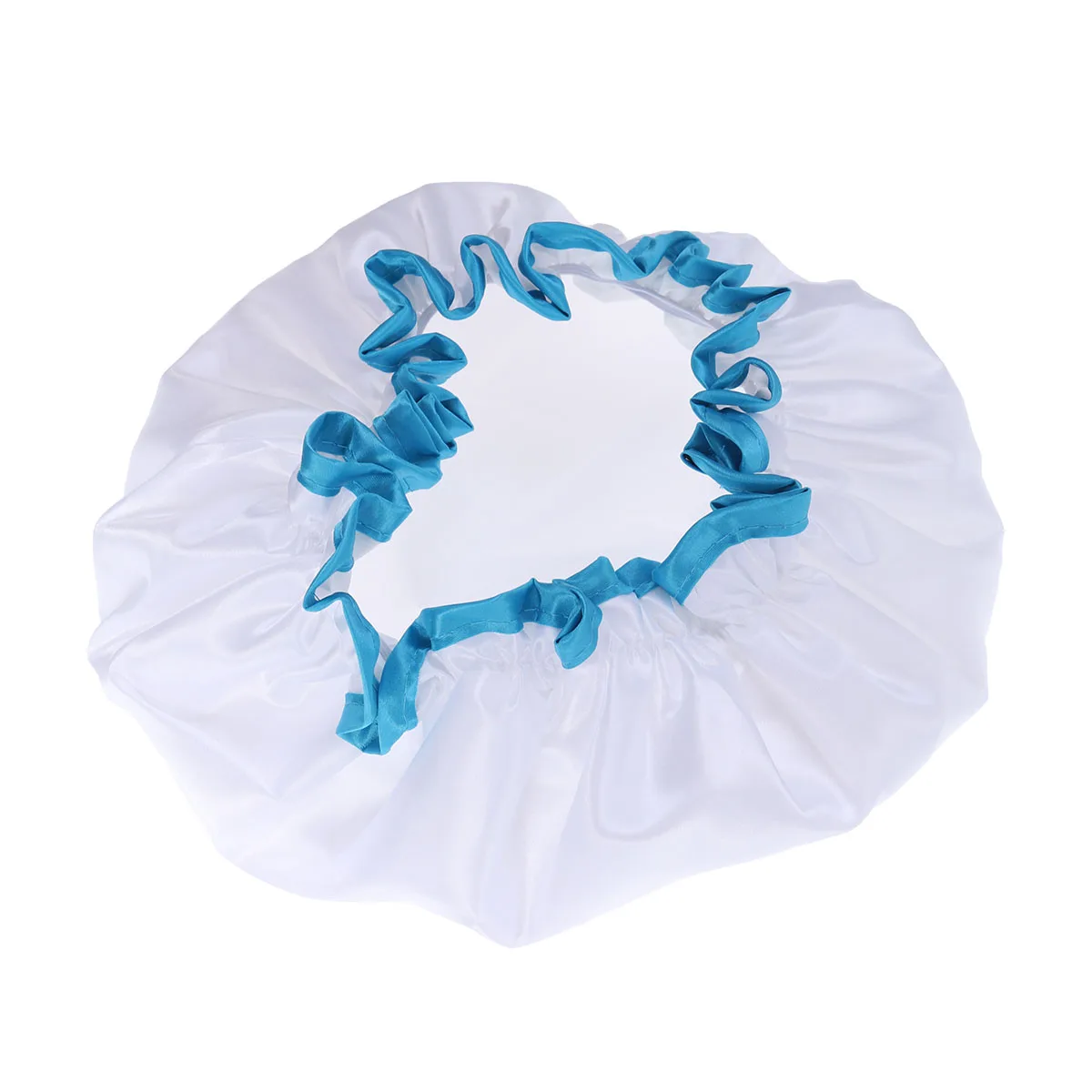 

Shower Hat Waterproof Washable Reusable Bath Cap For Women One Size Elastic Soft Foldable Lightweight Travel Spa