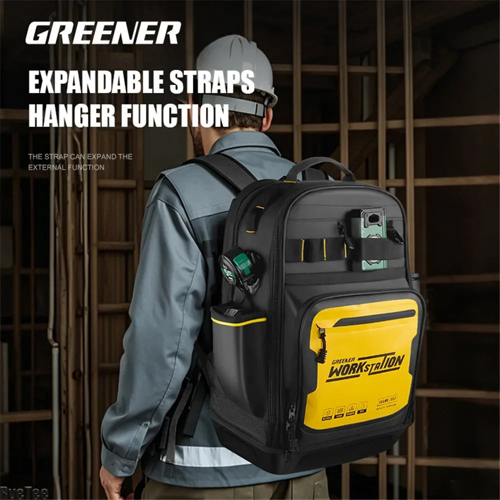 Multi Functional Waterproof Tool Backpack Bag Toughbuild Portable Storage Canvas Thickened and Wear-resistant Tool Bag