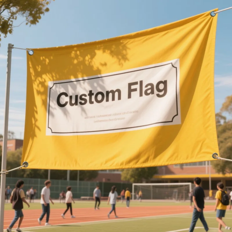 Custom Printed Flags & Banners Full Color DesignFade for Trade Shows Grand Opening Retail Store Indoor Outdoor Signage Display