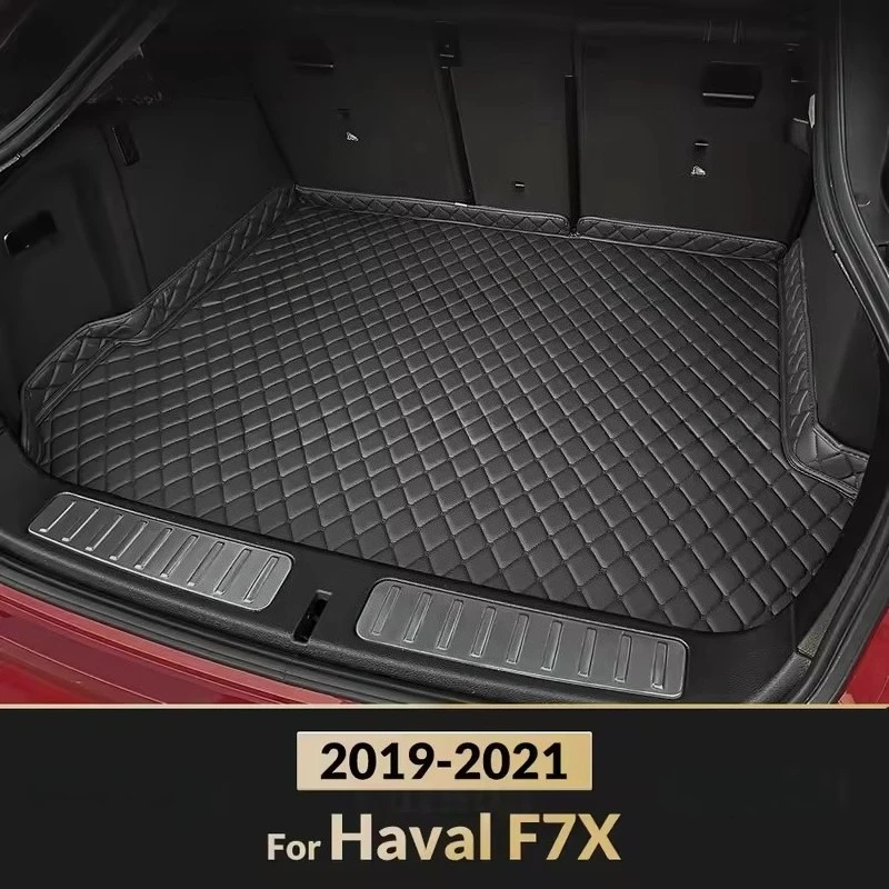 

Коврик в багажник автомобиля из искусственной кожи на заказ для HAVAL F7X 2019 2020 2021, коврик для багажника, автомобильные аксессуары