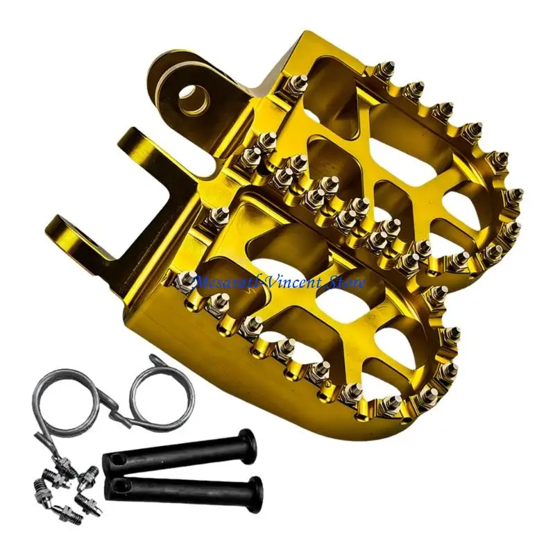 A70F Motorrad-Fußrasten, rutschfeste Oberflächen, korrosionsbeständige Aluminiumkonstruktion, Fußrasten, Pedal-Fußstütze – Detail 9