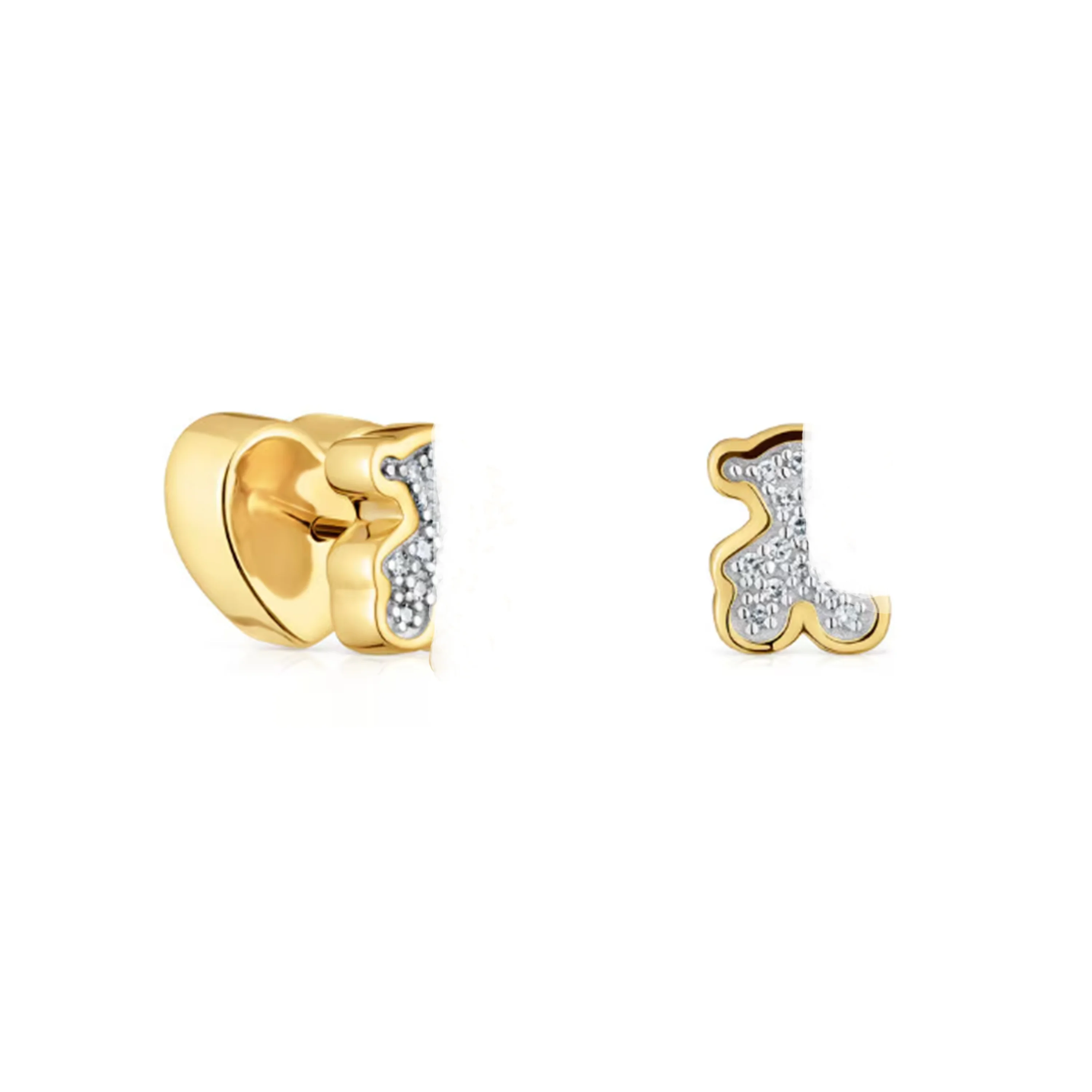 Deluxe S925 Silver Spain Bear Stud Earrings, Stylish Flair, Elevate Your Taste, Cost-Saving Deal!