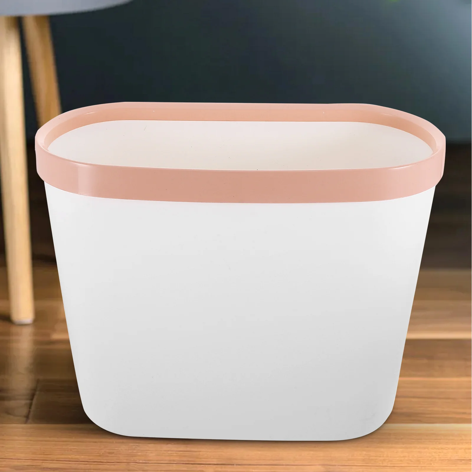 

Creative Crevice Bucket Trash Can Home Garbage Bin Simple Rubbish Container Bathroom Storage PP Material Large Opening Bedroom