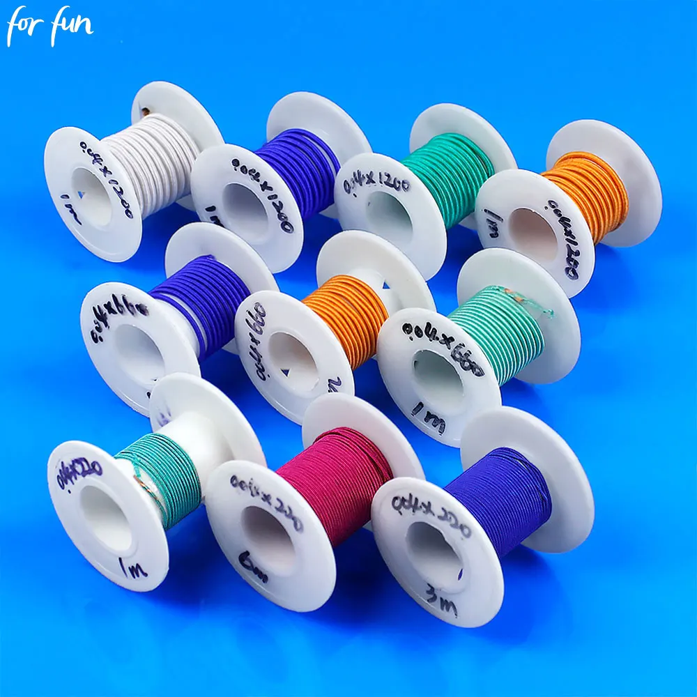 For Fun 0.04MM 220/660/1200 Strands Mining Machine Antenna Multi Strand Polyester Yarn Wrapped Thread Copper Wire Litz Wire