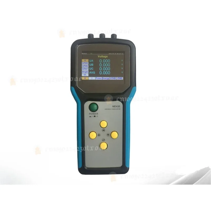 3-Phase Handheld Multifunction Power Meter Rogowski Coil Energy Quality Analyzer Data Logger