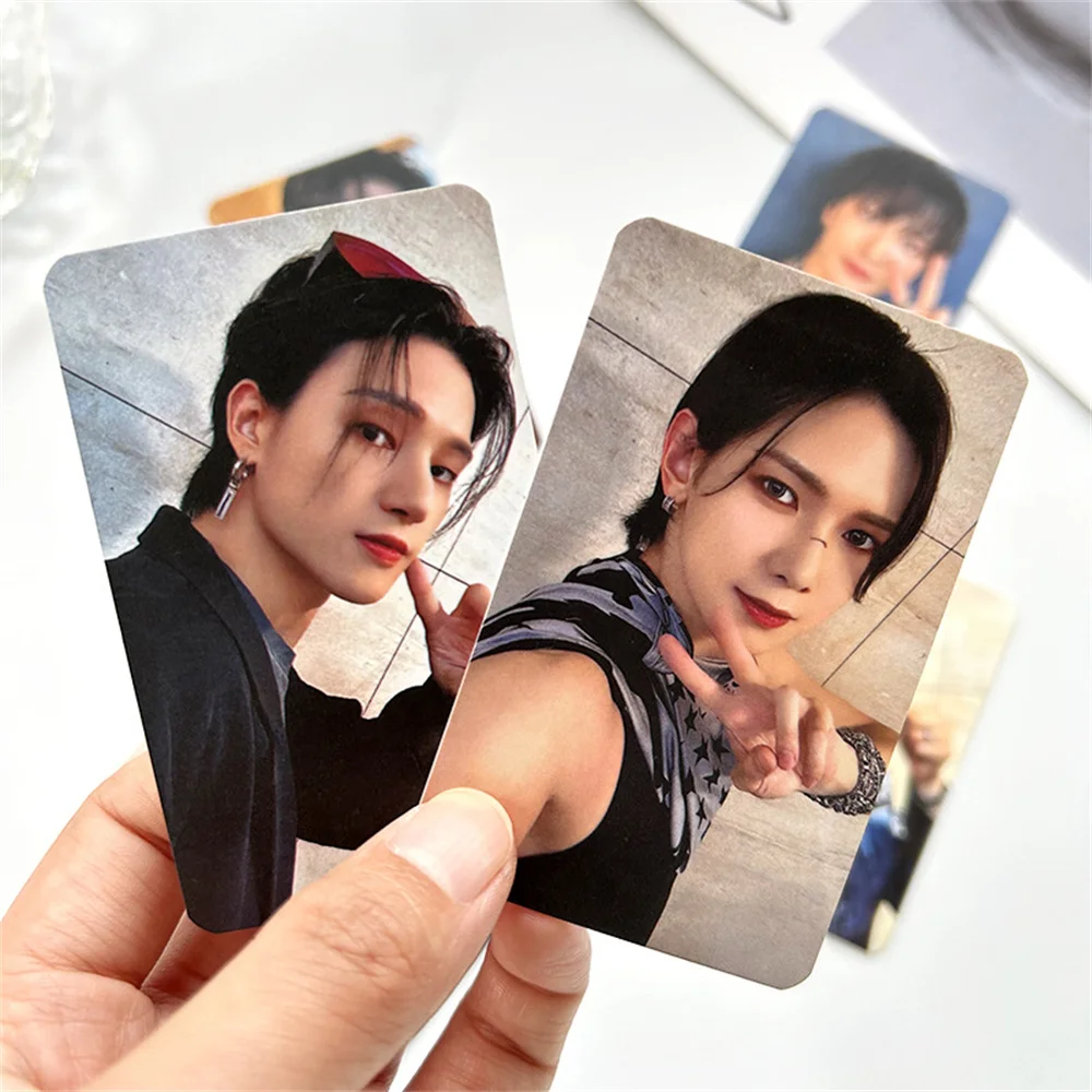 KPOP ATEEZ Photocards THE WORLD EP.2 : OUTLAW Album LOMO Cards HongJoong SeongHwa Lucky Draw Card ATINY Fans Collections