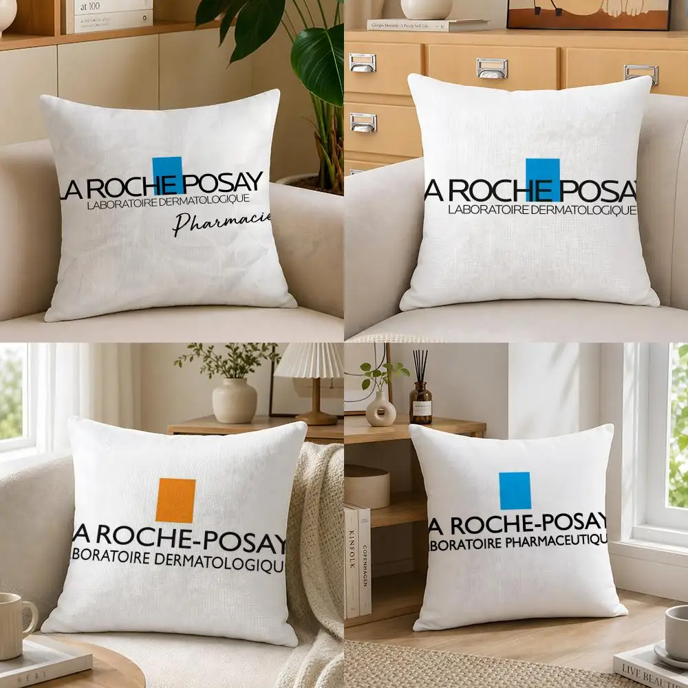 Housse de coussin L-La R-Roche P-Posay, taie d'oreiller, housse de coussin décorative pour canapé extérieur, maison, lit