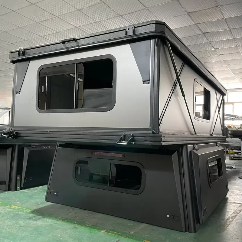 BD Cloud 2026 Travel RV with Aluminum Foldable Pickup Truck Camper for F150 view 4