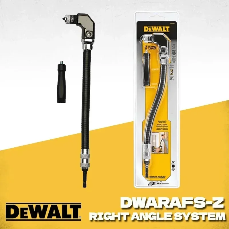 DEWALT DWARAFS Right Angle Flex Shaft Cordless Drill Universal Flexible Extension Rod Hose Connect Shaft Power Tool Accessoriess