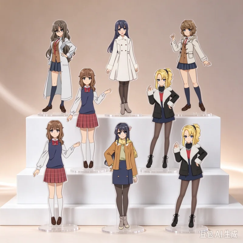 Rascal Does Not Dream of a Dreaming Girl Anime Acrylic Standee Model Plate HD Color Printing Desktop Collectible Keychain