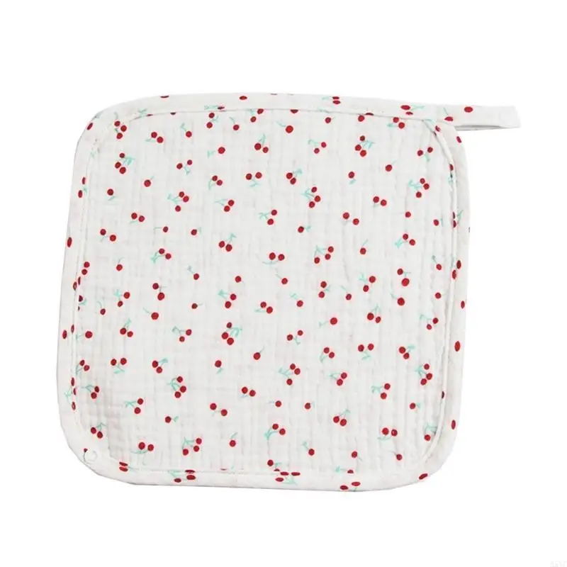 A5YC Baby vierkante slabbetjes pasgeboren kwijlende slabbetjes gezichtsdoek superabsorberend eetslab
