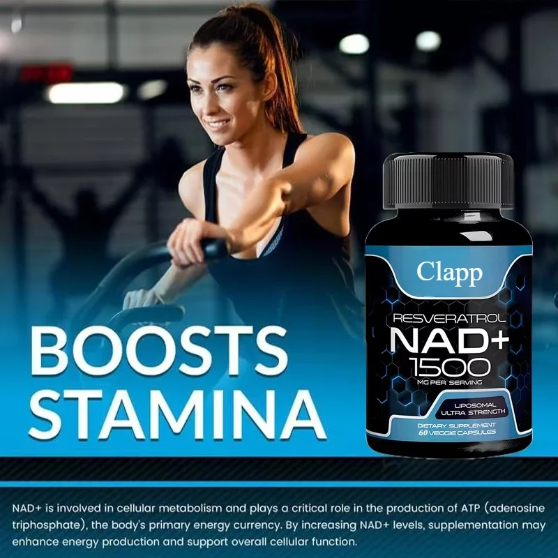 NAD + Resveratrol - Supports Cell Health, Whitens Skin, Metabolism Management