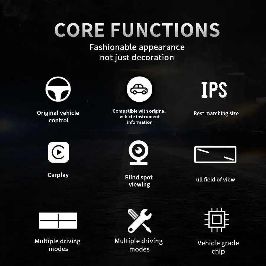 Dashboard Cluster For Chevrolet Cruze Lacetti Classic Lacett 2009-2014 Panel Cluster Multiple Colorful UI New Car LCD Instrument