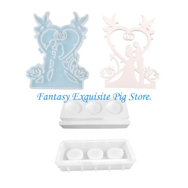 

Уникальные формы для свадебных украшений, силиконовые формы для подсвечников, формы для рукоделия