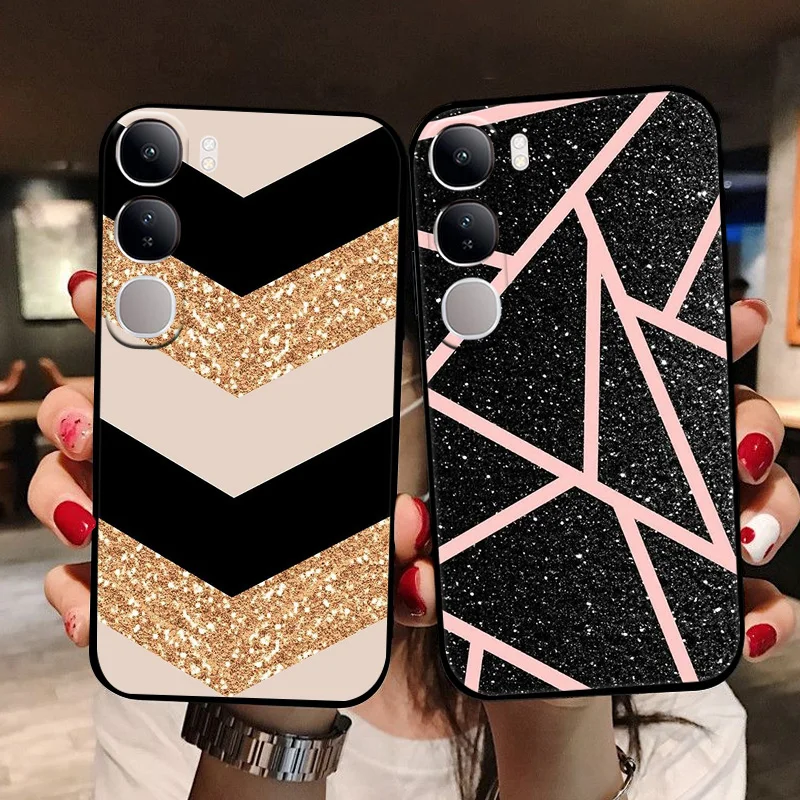 Funda Vivo V40 Lite – TPU suave antigolpes negro - imagen 4