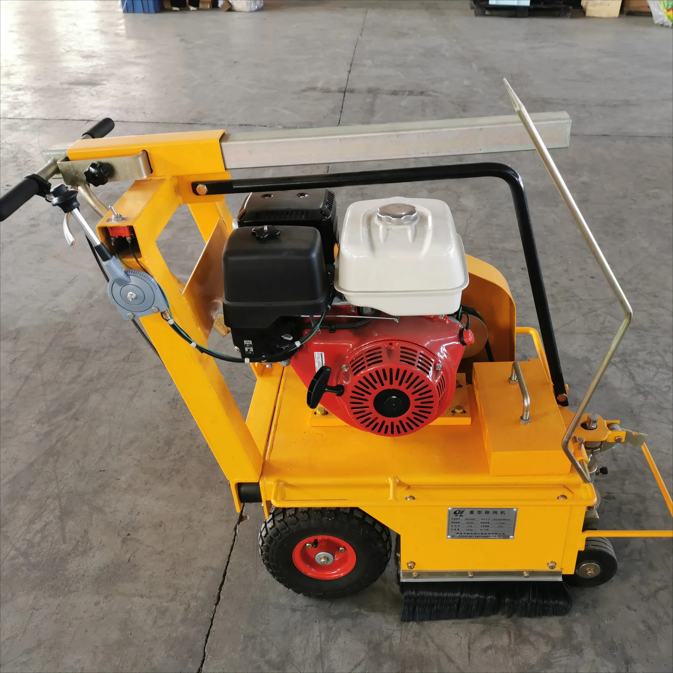 Efficient Line Removal Low Maintenance Safety Milling Type Road Lines Remover Machine Road Marking Paint Removal Machine