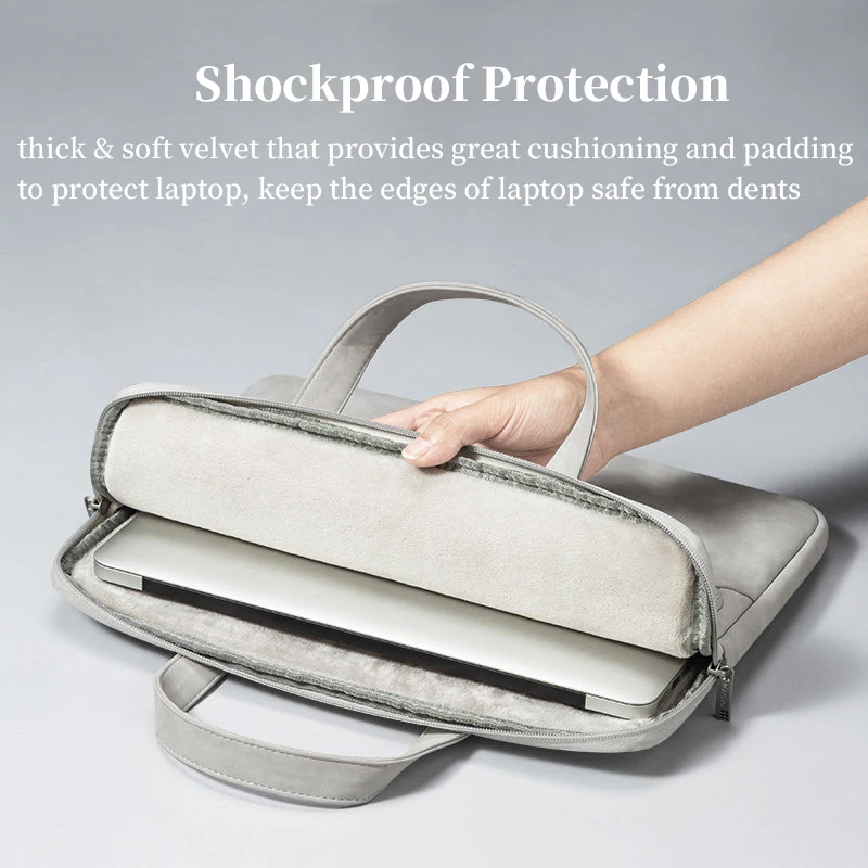 15 15.6 16 inch Laptop Bag Lightweight Carrying Case Men Briefcase Handbag for MacBook Dell HP Lenovo Asus Huawei Xiaomi 13.3 14