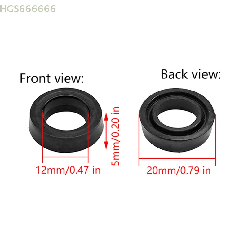 3PCS FK47 Testa della pompa Anello di tenuta della tenuta dell'acqua Paraolio Macchina per la pulizia portatile Macchina per la pulizia ad alta pressione