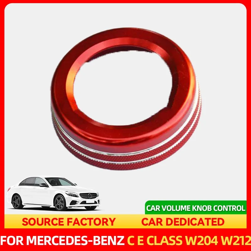 

Стайлинговые молдинги Автомобильная ручка регулировки громкости, мультимедийные кнопки, накладка для Mercedes Benz C E class W204 W212 ML CLS GLK class X