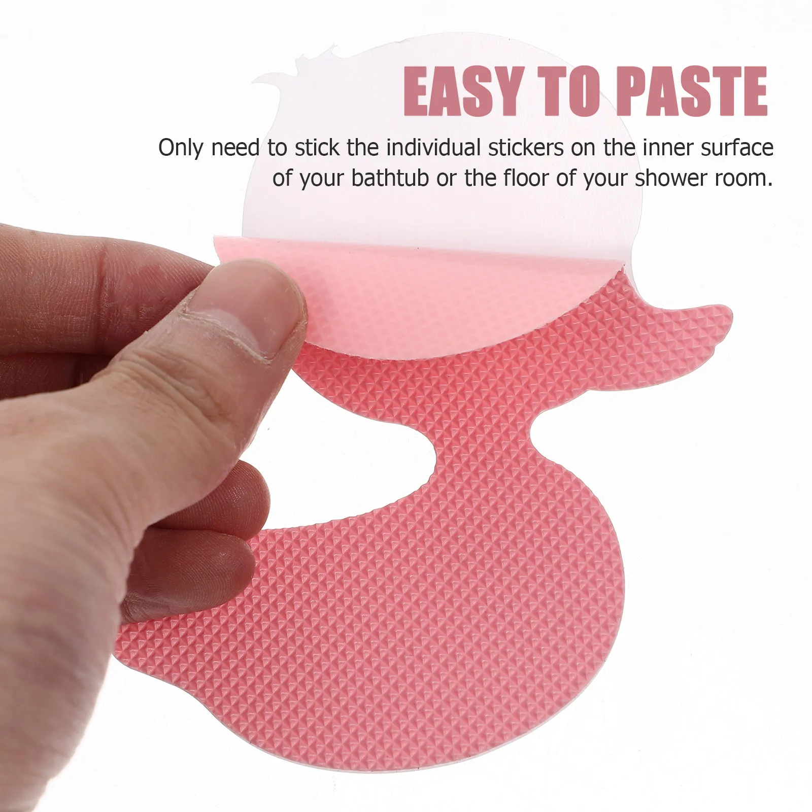

24 Pcs Non-slip Stickers Bathroom Decor Wall Animal Bathtub Cartoon Duck Shower Decals Floor Safety Strips Peva Grips Anti
