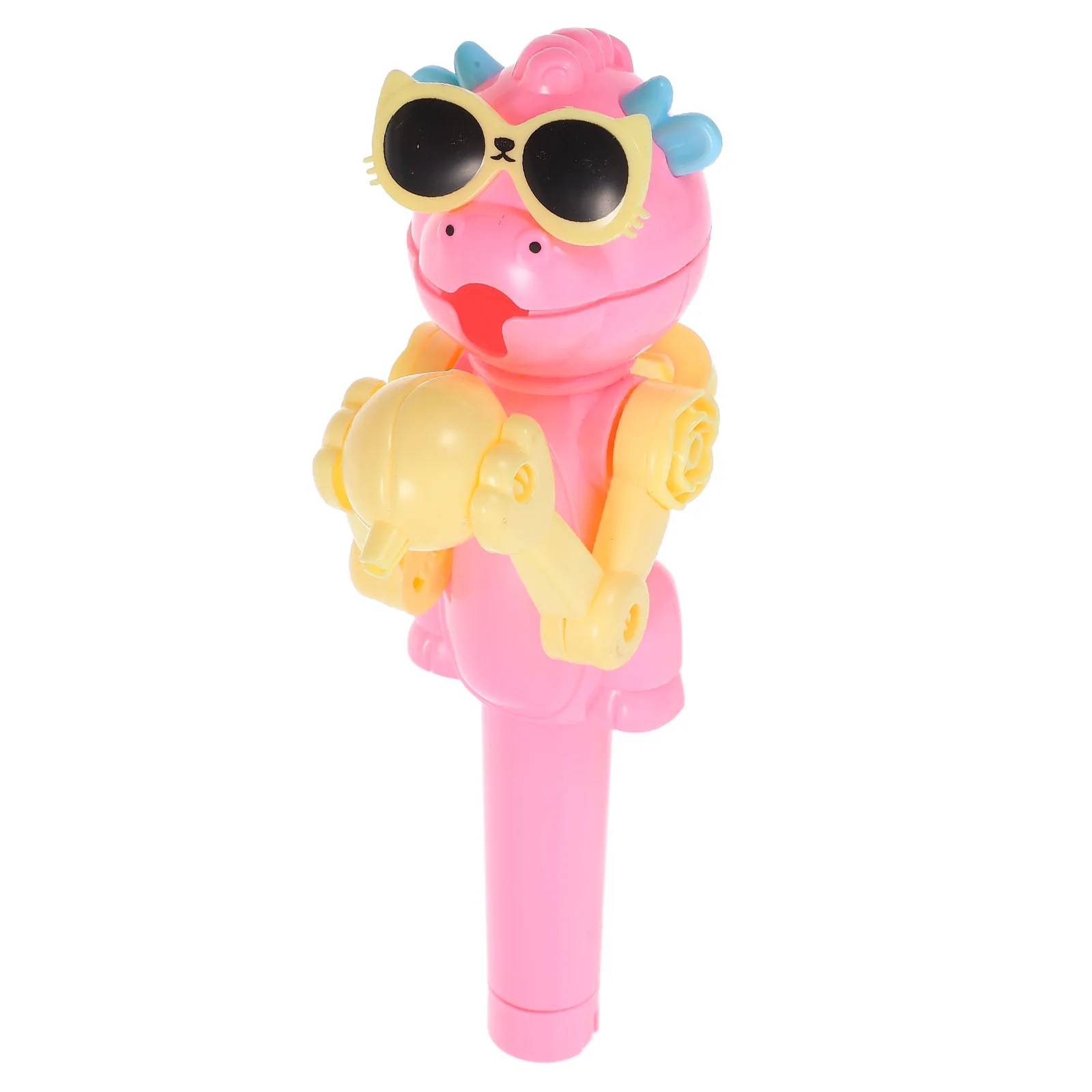 

Dinosaur Robot Lollipop Holder Candy Toys Storage Kids Party Favors Pink Halloween Fun Creative Toy Safe Inflatable Packaging