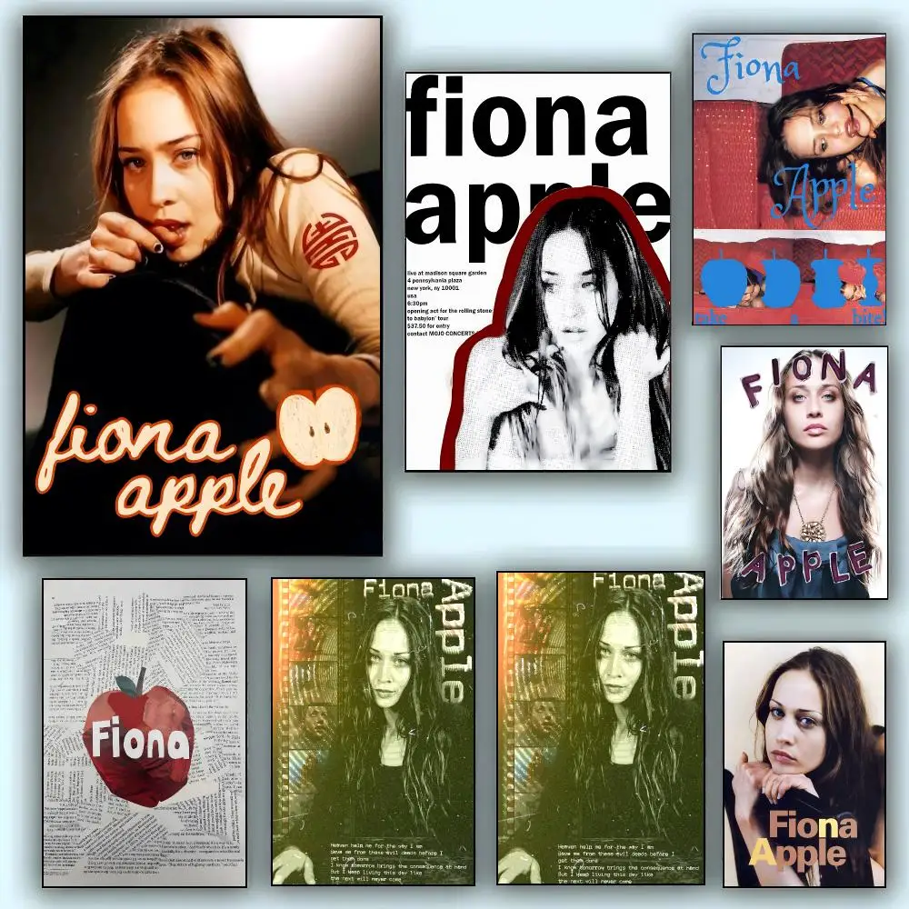 Music Singer F-Fiona Apple Poster Aesthetic Wall Art Canvas Poster Room Decoration Items Bedroom Decor
