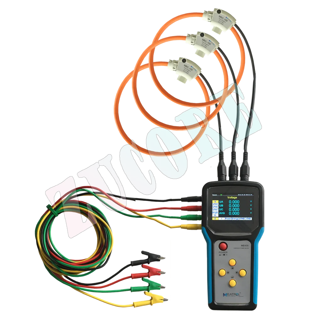 [مبيعات أبحاث المنتجات المباشرة] محلل طاقة/مقياس الملف المحمول ثلاثي الطور ME435، ملف روش