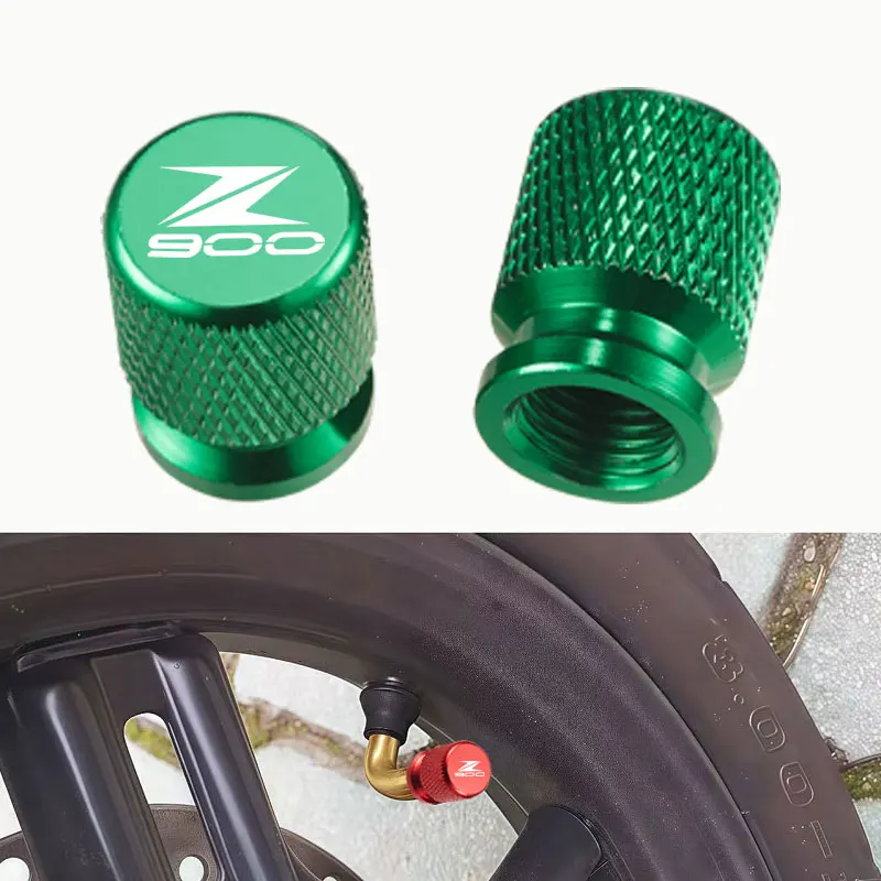 2Pcs Motorcycle Accessories Tire Valve Air Port Stem Cover Caps 2025 new For Kawasaki Z900 Z 900 z900  Accessories