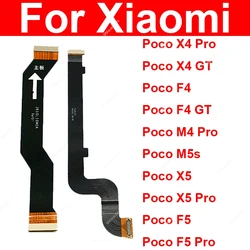 For Xiaomi Poco For Xiaomi Poco X4 X5 F4 F5 Pro GT M4 M5 M5S 4G 5G Motherboard LCD Display Connector Flex Cable Spare Parts