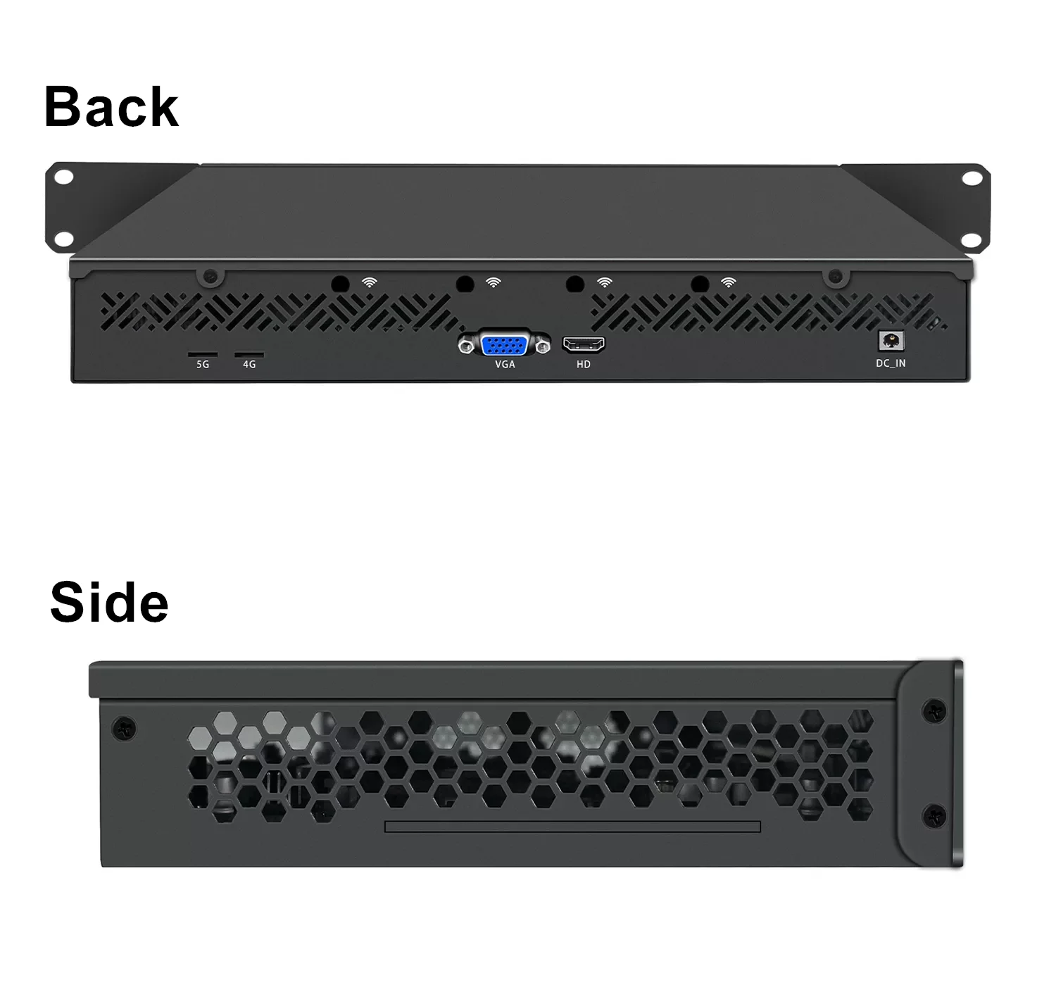 1U Rackmount Firewall Server Intel C246 LGA1151 8th 9th Gen Xeon Core 8×2.5G LAN 2×10G SFP+ Gateway pfSense OPNsense Computer