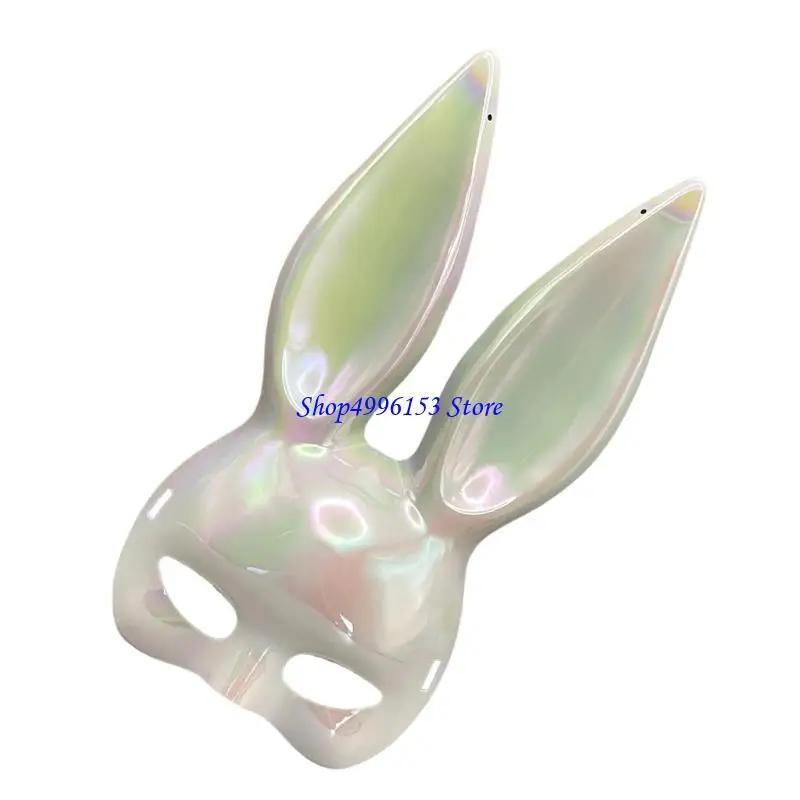 Q0KE Maskerades Masker Konijn Masker voor Vrouwen Volwassen Konijntjes Oren Masker Konijntjes Half Masker voor Halloween Pasen