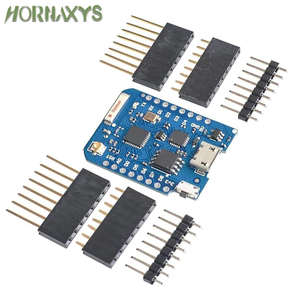 WEMOS D1 Mini Pro 4M 16M Bytes External Antenna Connector NodeMCU Based ESP8266 ESP-8266EX CP2104 WIFI Development Board Micro