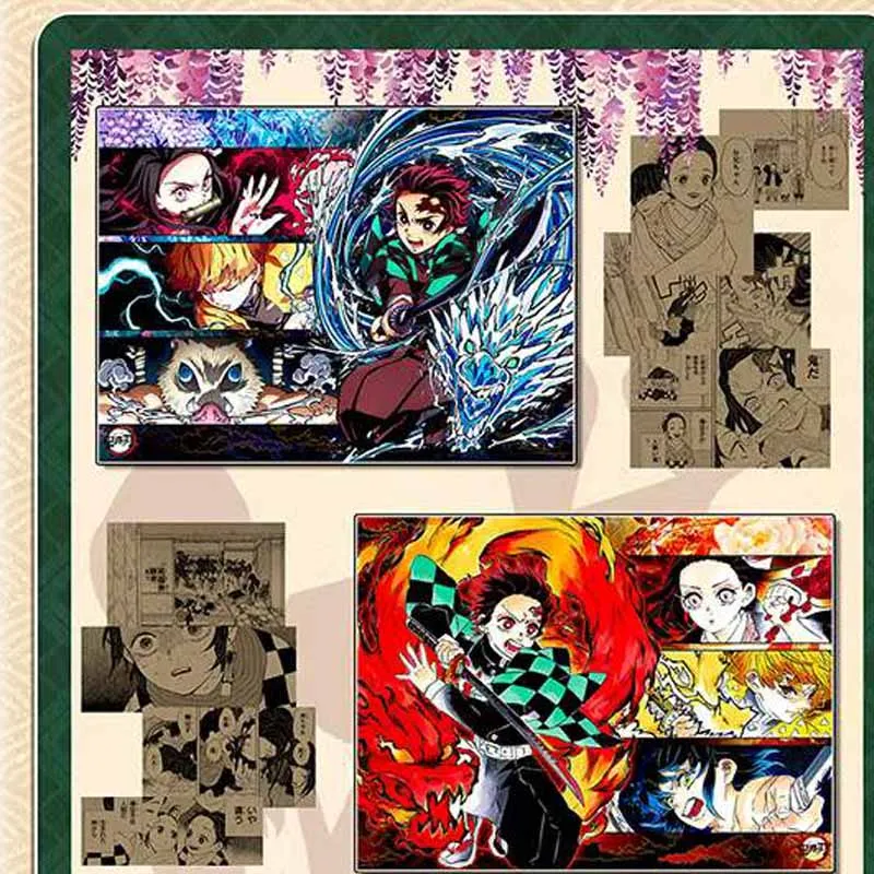 Wholesales Demon Slayer Collection Card Forbidden Fruit Culture A4 Artist Collection Card Acg Cards Trading Cards Anime Cards