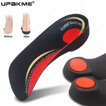 Flat Feet 3/4 Severe Flat Feet Insoles Orthotic Arch Support Inserts Orthopedic Shoe Soles Heel Pain Plantar Fasciitis Men Woman