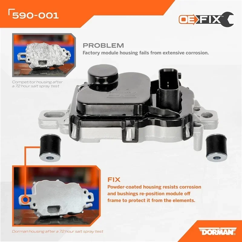 590-001 Fuel Pump Driver Module with Mounting Bolts Compatible with Select Models (OE FIX)