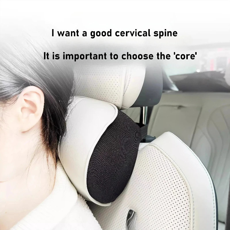 For Geely Galaxy E5 EX5 Car Headrest Waist-rest Neck-protecting Pillow-mattress Breathing Memory Foam Car Interior Accessories detail image 4