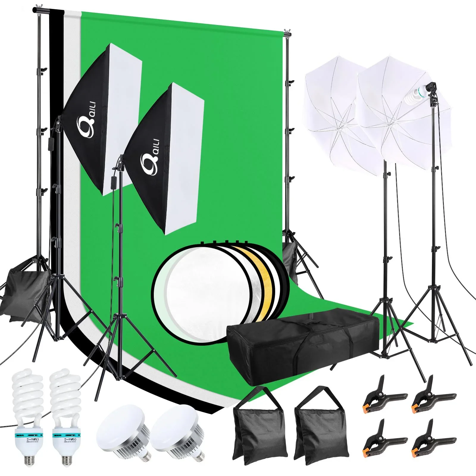 photo studio camera video metal tripod stand light soft box s photography equipment kit 20x28