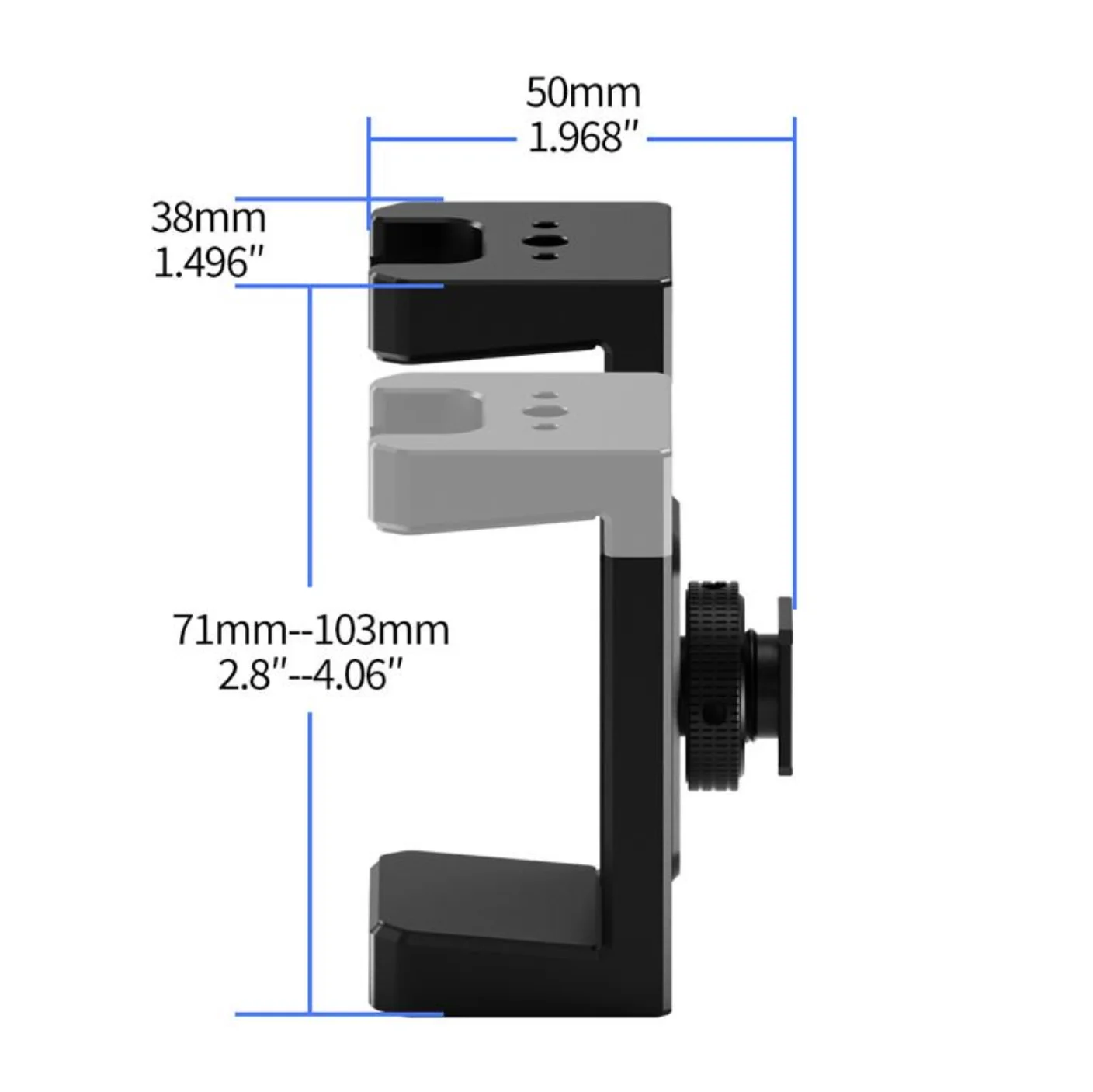 Universal Halter SSD Karte Clamp Mount Power Bank Clip Kalten Schuh Halterung für Samsung T5/T7/T9 SSD für BMPCC 4K 6K Pro Kamera Käfig – Detail 10