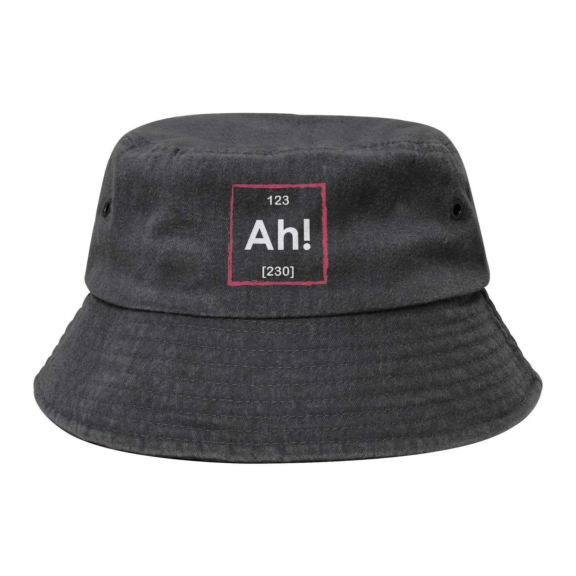 Ah! L'élément de surprise! Chapeau Bob d'été en jean vieilli, pliable, pour les activités de plein air, chapeau de pêcheur, couvre-chef