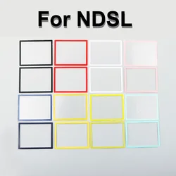 1set Upper LCD Screen Len Plastic Cover + lower frame replacement For NDSL for DS Lite Game Console