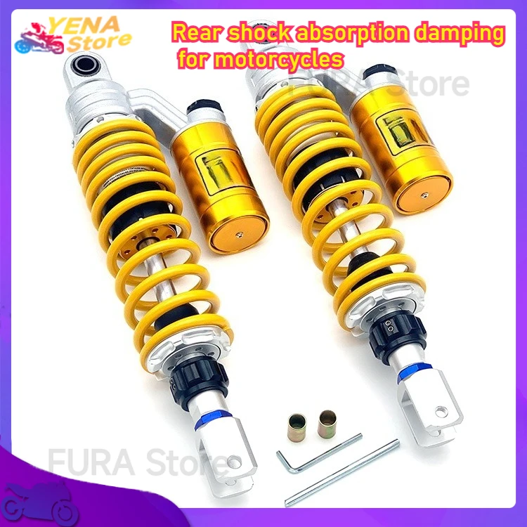 

Universal 320mm to 360mm motorcycle adjustable rebound damping rear shock absorbers are suitable for NMAX155 XMAX PCX