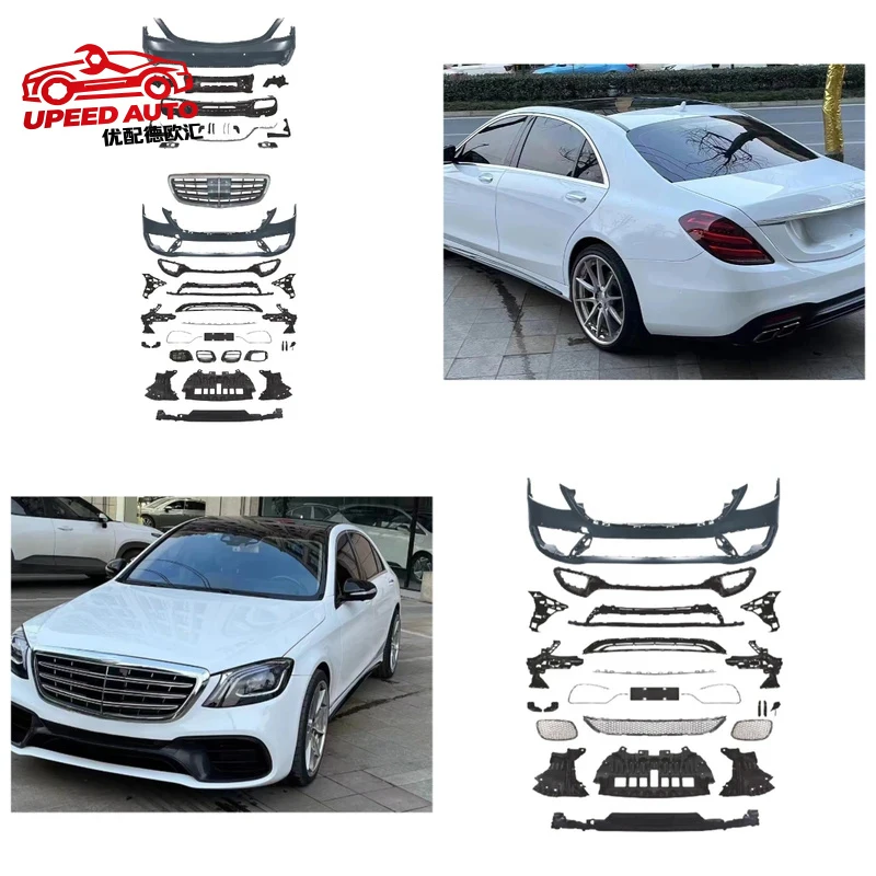 

Suitable for Stlf Mercedess Benzs S-level W222 (18-20) Upgraded AMGs Kit Front And Bumpers Hood Side Skirts Rear Lip