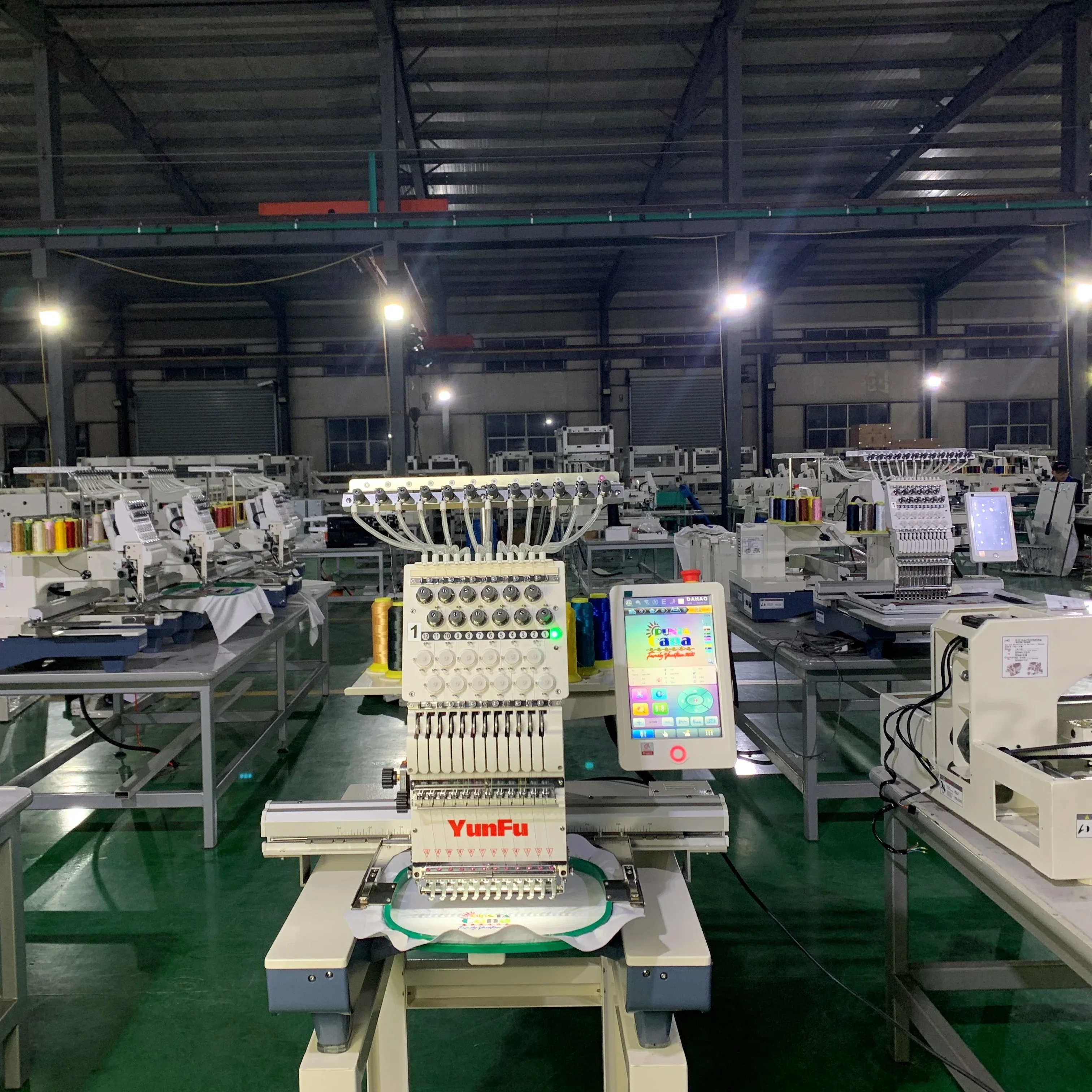 

1 Head Tajima Sewing Machine High Quality 12 15 Needles 350*500 Mm Computer Embroidery Machine For Sale