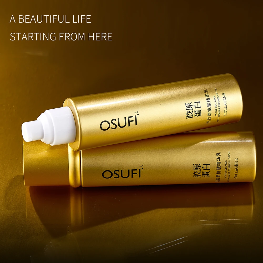 OSUFI Active Collagen Facial Moisturizing Beauty Skincare Delicate Tighten Facial Lotion Brighten Skin Elasticity Face Emulsions