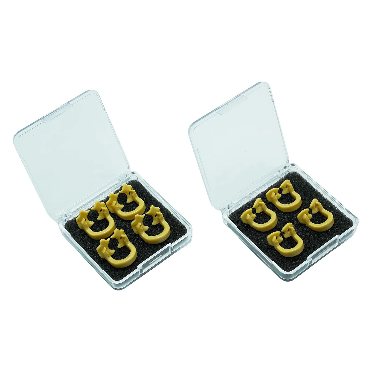 4 قطعة/صندوق الأسنان المطاط السد المشابك سد المطاط حاجز كليب مواد الراتنج أداة يمكن الأوتوكلاف 134 ° ج لأدوات طبيب الأسنان #2