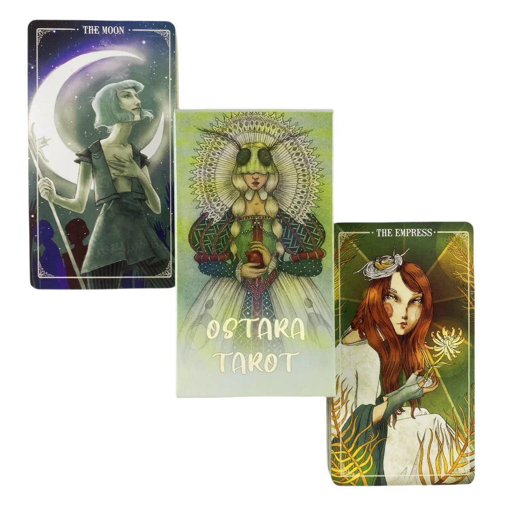 Tarocchi Ostara A 78 Oracle English Visions divinazione Edition Borad Playing Games