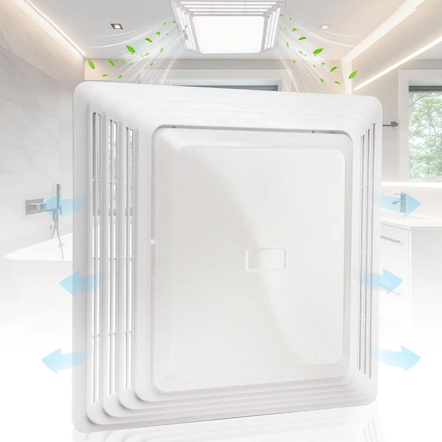 

Universal Bathroom Fan Cover Grille & Lens Replacement for NuTone 678, 679, 680 Series