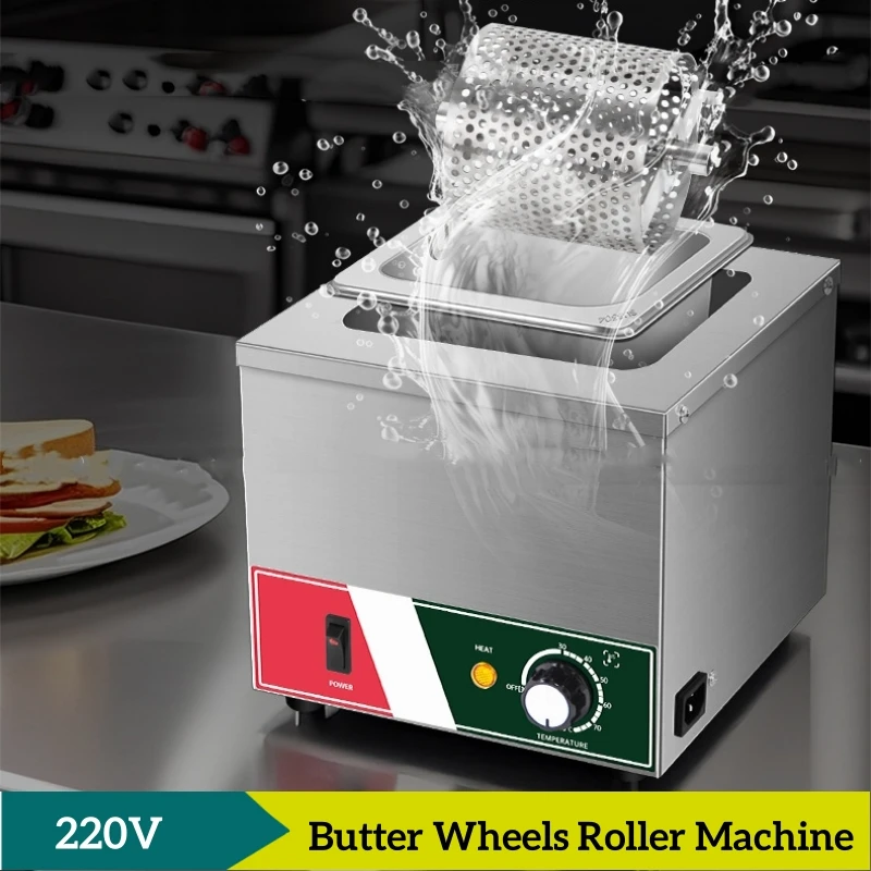 Commercial Electric Butter Toast Dipping Machine Butter Wheels Roller Machine Butter Scraping Equipment